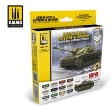 STUG III AUSF. G EXT. & INTERIOR SET 12 JARS 17 ML