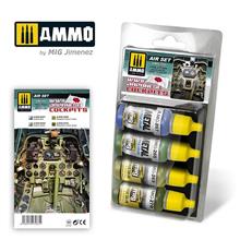 SET WWII JAPANESE COCKPITS 4 JARS 17 ML