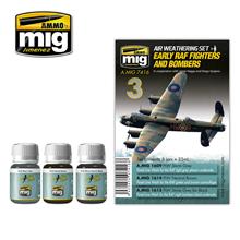EARLY RAF FIGHTERS AND BOMBERS 3 JARS 35 ML