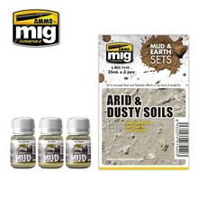 ARID & DUSTY SOILS MUD & EARTH SETS 3 JARS 35 ML