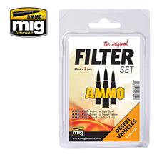 FILTER SET FOR DESERT VEHICLES 3 JARS 35 ML