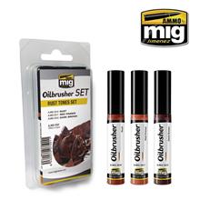 OILBRUSHER SET RUST TONES 3 JARS 35 ML