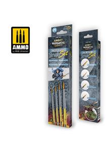 AMMO WARGAMING SHADERS & WASHES BRUSH SET