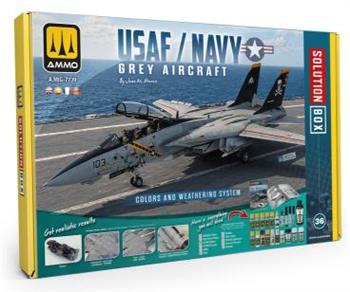 SOLUTION BOX MINI 36- USAF / US NAVY GREY AIRCRAFT