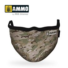 AMMO FACE MASK MULTICAM ADULTS 28-14 CM