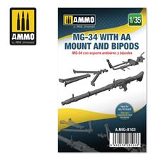 1/35 MG-34 WITH AA MOUNT AND BIPODS