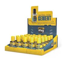 DISPLAY EXTRA THIN CEMENT 25 JARS 30 ML