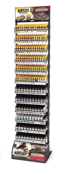 DISPLAY BIG-BASIC SELECT. ACRYLIC+WEATHERING MIX 936 JARS