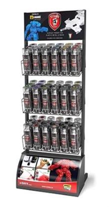 DISPLAY TITANS-AMMO 400 ML SPRAY CANS RACK 108 PCS