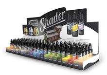 DISPLAY SHADER ACRYLIC PAINT 80 JARS 10 ML