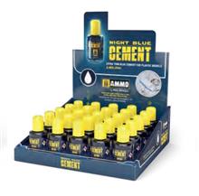 DISPLAY NIGHT BLUE CEMENT 25 JARS 30 ML