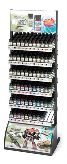 DISPLAY PIGMENTS COLLECTION RACK .. JARS 35 ML
