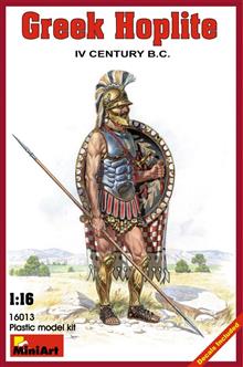 1/16 GREEK HOPLITE.   IV CENTURY  B.C.