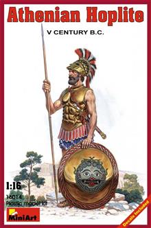 1/16 ATHENIAN HOPLITE. V CENTURY B.C.