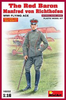 1/16 RED BARON. MANFRED VON RICHTHOFEN.WW1 FLYING ACE