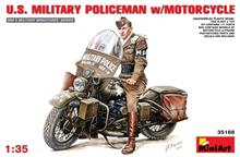 1/35 U.S.MILLITARY POLICEMAN W. MOTORCYCLE