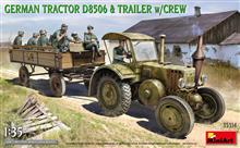 1/35 GERMAN TRACTOR D8506 & TRAILER W/CREW