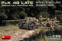 1/35 GERMAN 7.5 ANTI-TANK GUN PAK 40 LATE W/ EARC