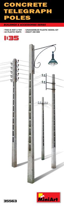 1/35 CONCRETE TELEGRAPH POLES (05/25)