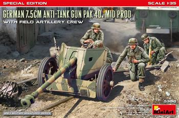 1/35 GERMAN 7.5CM ANTI-TANK GUN PAK 40.
