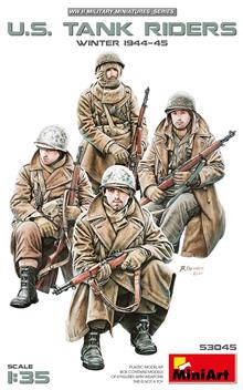 1/35 U.S. TANK RIDERS (WINTER 1944-45)