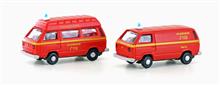 1/160 VW T3 2ER SET FEUERWEHR