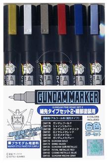 GUNDAM MARKER FINE EDGE SET 2 GMS-126