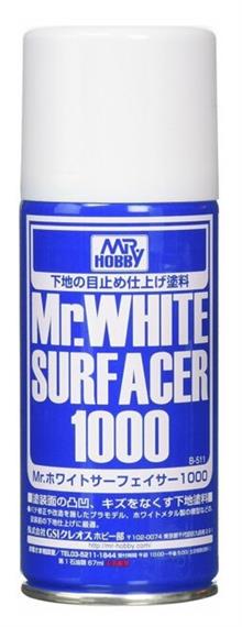 MR. WHITE SURFACER 1000 SPRAY 170 ML B-511