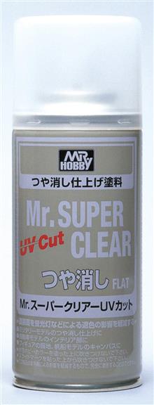 MR. SUPER CLEAR UV CUT FLAT SPRAY 170 ML B-523