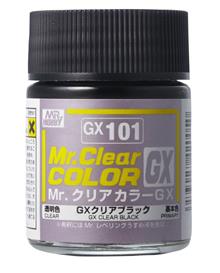 MR. CLEAR COLOR GX 18 ML CLEAR BLACK GX-101