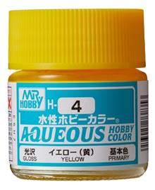 AQUEOUS HOBBY COLORS 10 ML YELLOW H-004