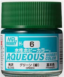 AQUEOUS HOBBY COLORS 10 ML GREEN H-006