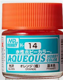 AQUEOUS HOBBY COLORS 10 ML ORANGE H-014