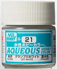 AQUEOUS HOBBY COLORS 10 ML OFF WHITE H-021