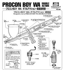 MR. PROCON BOY WA NEEDLE CHUCK SCREW 264-10