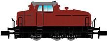 RANGIERDIESELLOK DHG 700 C MUSEUM DROT DCC