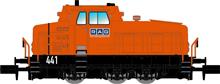 RANGIERDIESELLOK DHG 500 C RAG ORANGE DCC
