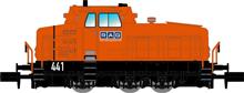 RANGIERDIESELLOK DHG 500 C RAG ORANGE DCC (9/24) *