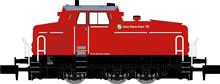 RANGIERDIESELLOK DHG 700 C RHEIN-RUHR DB ROT DCC