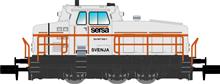 RANGIERDIESELLOK DHG 700 C SERSA CH WEIß DCC