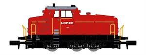 RANGIERDIESELLOK DHG 500 C ""LONZA"", CH, ROT, DCC