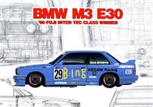 1/24 BMW M3 E30 GR.A 1990 INTERTEC CLASS FISCO #29