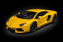 1/8 LAMBORGHINI AVENTADOR LP700-4 GIALLO ORION