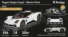 1/8 POCHER PAGANI UTOPIA COUPÉ – BIANCO PERLA
