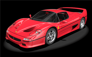 1/8 FERRARI F50- ROSSO CORSA