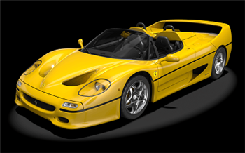 1/8 FERRARI F50- GIALLO MODENA