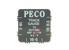 TRACK GAUGE STAINLESS STEEL 16.5/18.2/18.83MM