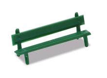 1/76 PLATFORM SEATS GREEN 12 PCS.