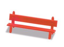 1/76 PLATFORM SEATS RED 12 PCS