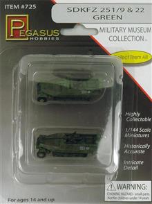 1/144 SDKFZ 251/9 & 22 GREEN